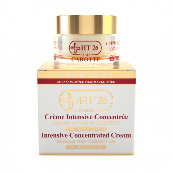 HT26 Intensive Concentrated Cream Anti-Blemishes / Creme Intensive concentree Action-taches carotte